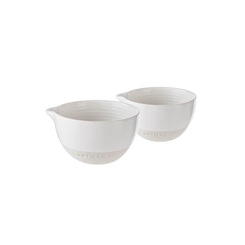 Artisan Street White Set of 2 Prep Bowls