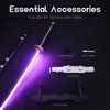 RENGENG Light Up Sword, 40 Inches Rechargeable Pre-Assembled Plastic Replica