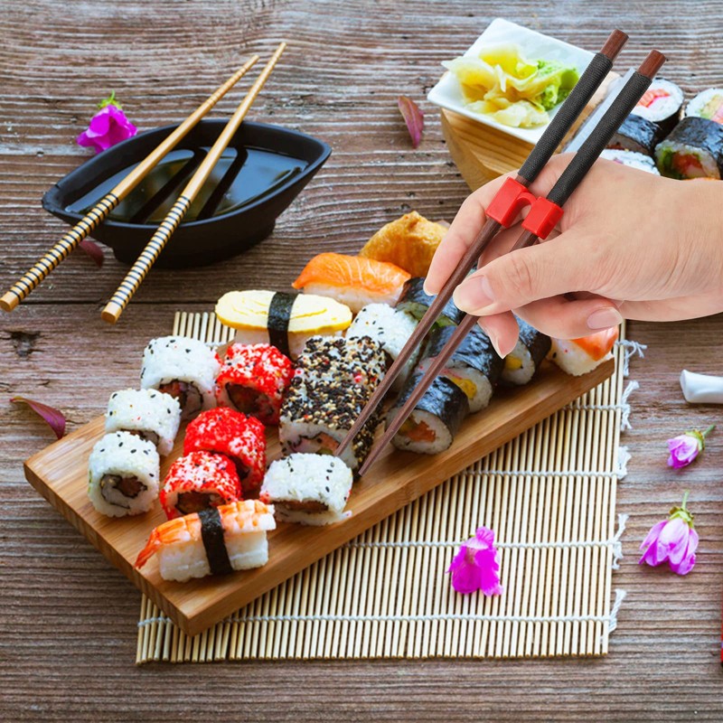 5 Pieces Reusable Chopsticks Helpers Training Chopstick Hinges Connector Easy