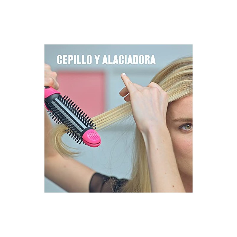 Revlon Alaciadora Multiestilizadora 2 en 1, Rosa