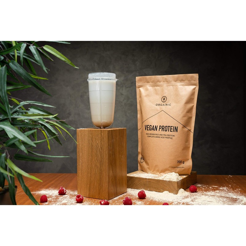 ORGAINIC Organic Vanilla Vegan Protein - Rice and Pea Protein