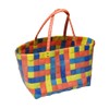Colourful Checked Plastic Bag, Multicolour Multicolour