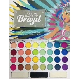 BH Cosmetics 35-Color TAKE ME BACK TO BRAZIL EyeShadow Palette W/Free Brush