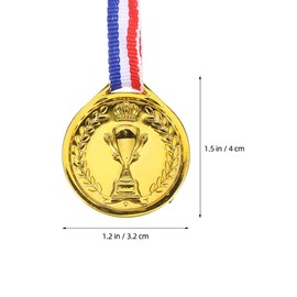 JOINPAYA Gold Silver Bronze Award Medals, 9pcs Winner Medals 1st 2nd 3rd Prize with Neck Ribbon for Sports Competitions Party Spelling Bees Olympcis