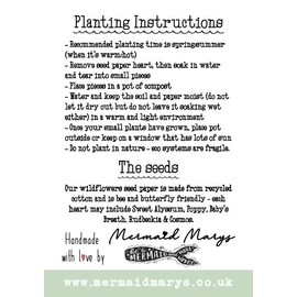 Mum seeds | Birthday gift for Mum | Mum birthday gift | Gardening gift for Mum | Wildflower seeds for the bees