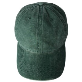 TSSGBL - Gorras de béisbol clásico de algodón lavadas, no estructuradas, de perfil bajo, ajustable, para hombre y mujer, S-M-L-XXL, A08 Lavado Verde Ejército, Medium-Large