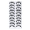 TARSHYRY 10 Pares de Extensiones de Pestañas Autoadhesivas, Pestañas Postizas