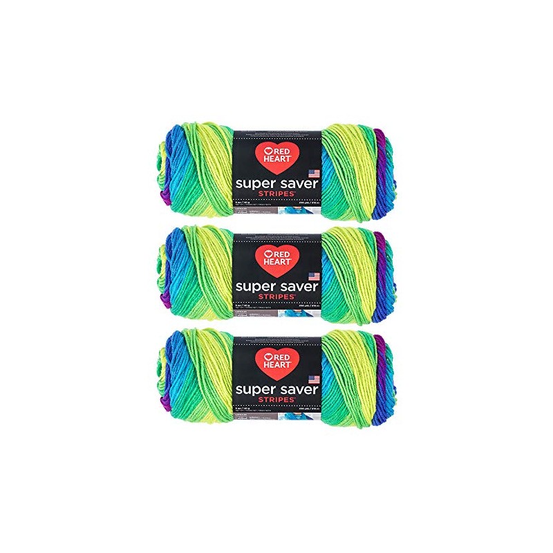 Red Heart Bulk Buy Super Saver Yarn (paquete de 3)