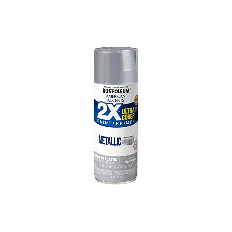 Rust-Oleum 327907 American Accents Spray Paint, 1 Pack, Metallic