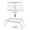 CAMPMAX Campfire Grill 304 Stainless Steel Grate, Folding Camping Grill