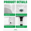 Acepic Heavy Duty 10x10 Peak Pole Canopy Replacement Top Cover