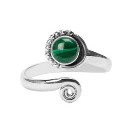 Malachite Stone Toe Ring 925 Sterling Silver Ring Feet Body Jewellery Handame Toe Ring Gemstone Adjustable Toering For Girls Women Gift Jewellery Malachite Stone Ring Midi Ring