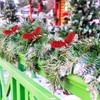 25Pcs Christmas Garland Ties Flexible Decorative Twist Ties, Reusable and