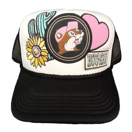 Buc-ee's 2025 Hat Collection Headwear Snapback Proflex Baseball Trucker Hats Unisex Mens Women Ponytail (US, Alpha, One Size, Adult, Trucker Love)