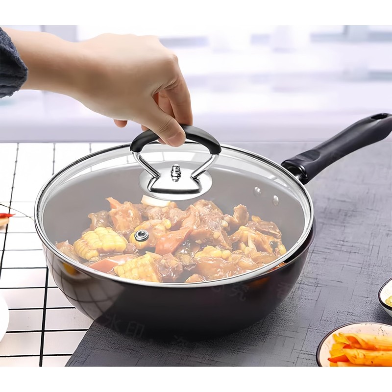 1 Pcs Universal Crock Pot Lid Handle, Stainless Steel Heat