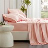 Love's cabin Twin Satin Sheets Sets - 3 Piece Coral
