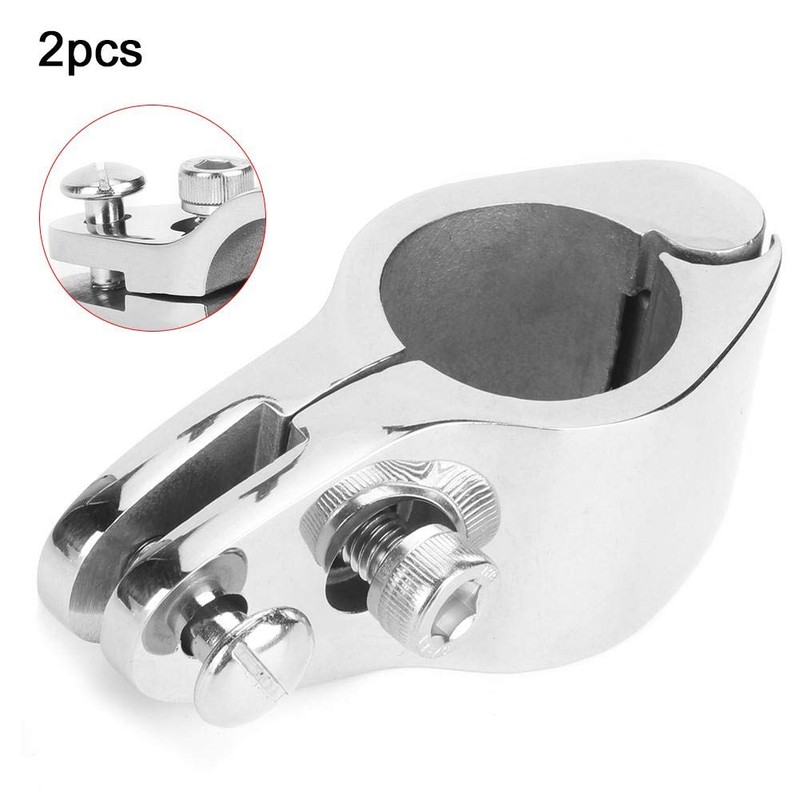 Akozon Rail Mount Hinge, 2Pcs Top Jaw Slide Marine 316