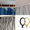 30 PCS Plastic Curtain Rings (White)
