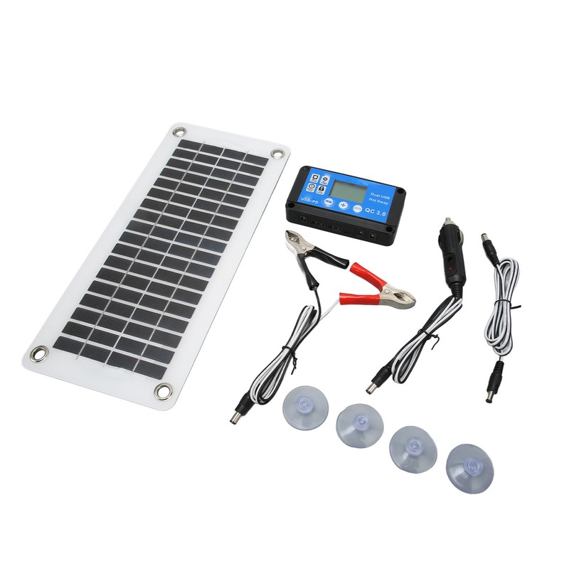 12V 30W Solar Panels Kit Portable Solar Panel Module with