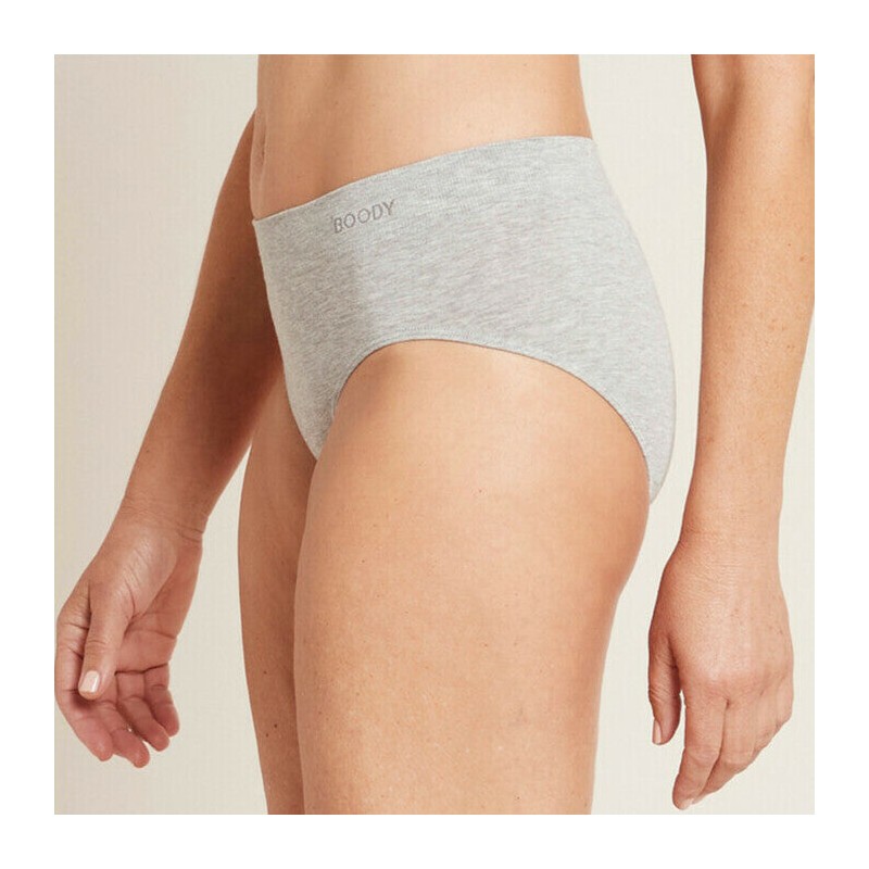 Boody Midi Brief, Light Grey Marl / M
