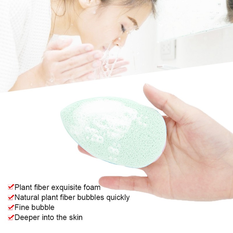 5pcs Makeup Cleaning Puff Hydrophilic Soft Exfoliator Face Cleaning Pad
