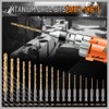 HORUSDY Impact Drill Bit Set, 112-Pieces 1/4" Hex Shank Impact