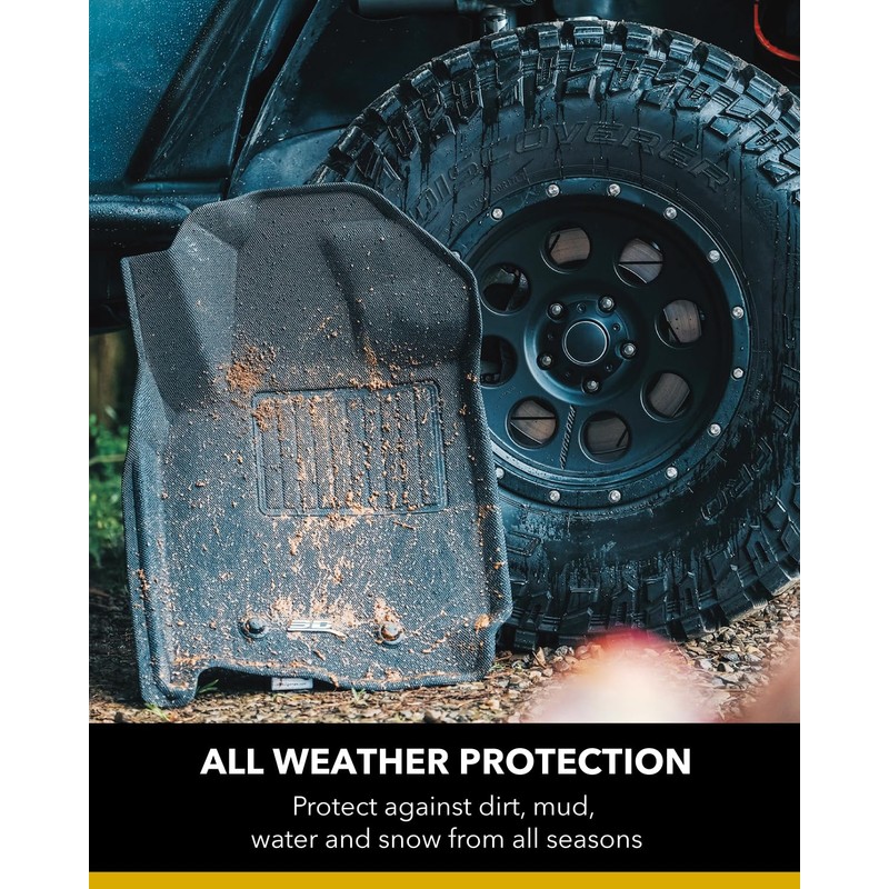 3D MAXpider Custom Fit Kagu Floor Mat (Black) Compatible with