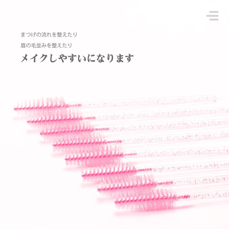 Disposable Eyelash Brushes 100pcs Annhua Eyebrow Brushes Disposable Makeup Brushes