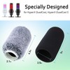 WIBOND QuadCast Mic Cover Set, Sponge Pop Filter Furry Windscreen