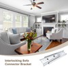 uxcell Sectional Couch Connectors, 2Pcs Sofa Connector Furniture Sofa Latch,