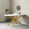 Modern Table Base Gold 29" Metal Dining Table Legs with