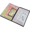 myledershop Large Elegant ID Folder 18 Compartments MJ-Design-Germany Made in