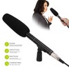 Interview Microphone Camera Condenser Mic High Sensitivity for Meeting Recording
