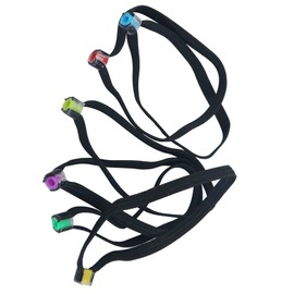 Zeizafa 6Pcs Tippet Spool Fishing Tippet Rings Gadget Portable Threader Elastic Fishing Wire Leader for Outdoor Activity