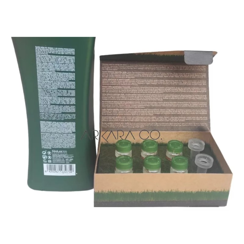 Salerm Biokera Kit Anticaída Ampolletas + Shampoo 3 Meses