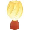 HOMCOM Table Lamp, LED Table Lamp with 3D Print Flower-like