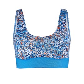 CALIDA Elastic Trend Women's Bustier with Wide Soft Waistband, Azurite Blue