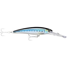 Rapala - x -Rap Fishing Bait Magnum Plastic Construction - Bait Mer Floating - 6 m Swimming Depth - Size 14 cm / 46 g - Made in Estonia - HD Blue Sardine