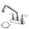 KroBer 4 Inch Centerset Laundry Faucet, 2 or 3 Hole