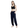 Aflowyii Pantalones de pijama modal de bambú para mujer, ropa