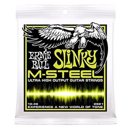 Ernie Ball 2921 M-Steel Regular Slinky Strings 10-46 Heavy Metal