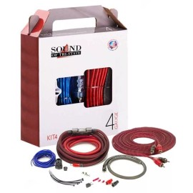 Sound of Tri-State 4 Gauge 4AWG Amplifier Wiring Kit Power Ground RCA's Fuse