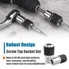HaoTrade 2 Pcs 3/8" Drive Tap Socket Set, Screw Tap