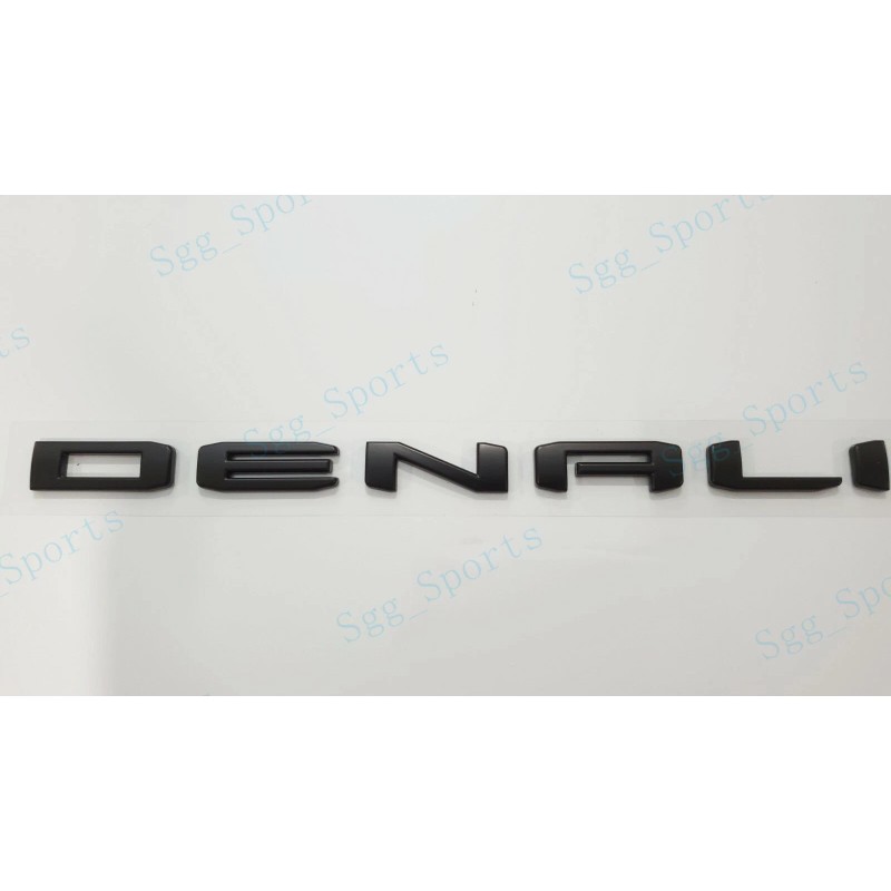 GMC 1pc GMC 2021-2023 Yukon Yukon XL Matte Black Rear