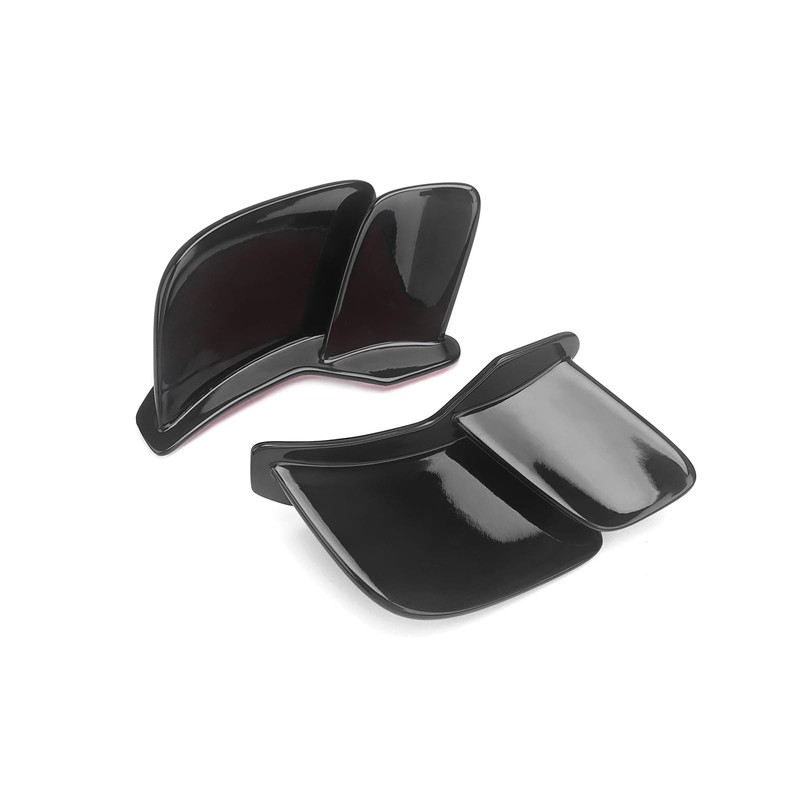 Motorcycle Rear Tail Spoiler Wing Fairing,ABS Carbon Fiber, Compatible with