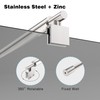 Shower Door Glass Support Bar,27.6'' to 47.2'' Shower Screen Support