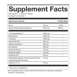 DARKSIDE SUPPS ULTRA PRE XTREME *NEW FORMULA* (25 SVG) energy focus pump extreme - BLUE LEMONS