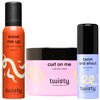 TWISTY Curl Routine Set: Curl Cream, Curl Foam & Curl