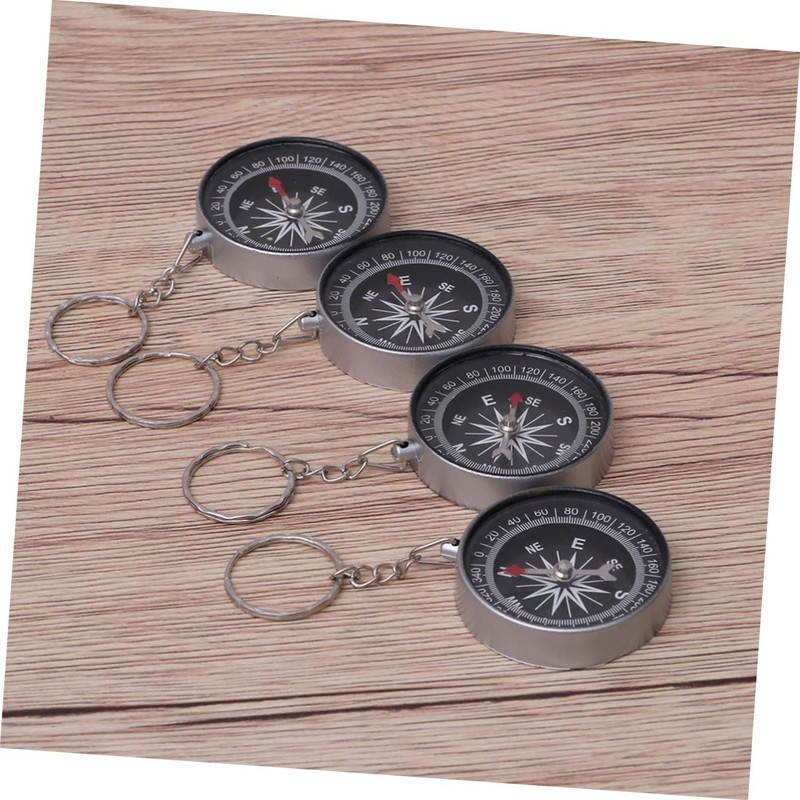 jojofuny 12 Pcs Childrens Outdoors Kids Compass Alloy Compass Orienteering