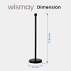 Wismay Toilet Paper Holder Stand for Max 5 Paper Rolls,